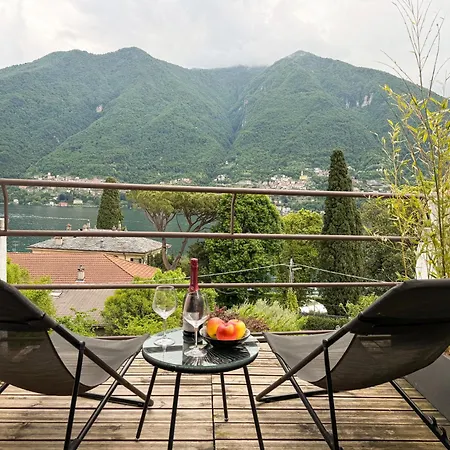 Apartamento P Terrace Exclusive - View With Terrace - Free Parking Laglio